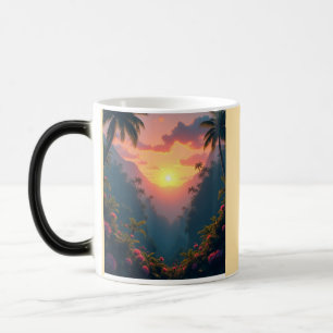 Tropical sunrise color morph mug 