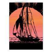 tropical sunrise sunset ship (Front)