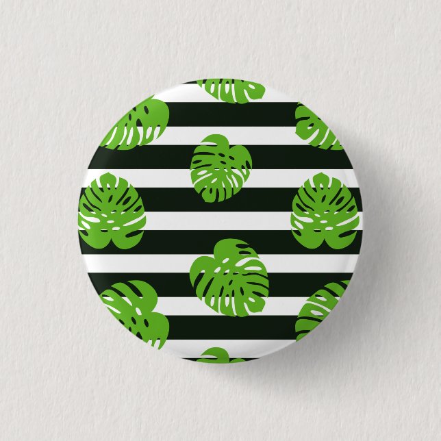 Tropical Sunset Art Button (Front)
