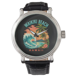 Tropical Sunset at Waikiki Beach Hawaii Watch