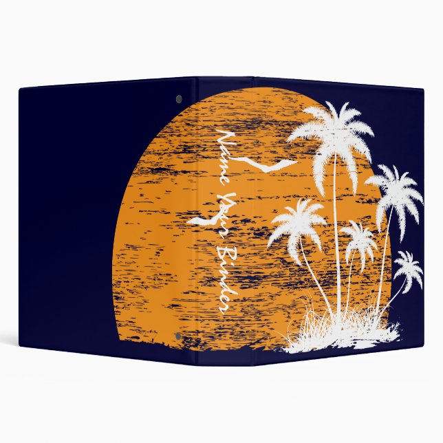 Tropical Sunset Avery Binder (Background)