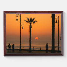 Tropical Sunset Award Plaque – Elegant & Inspirati