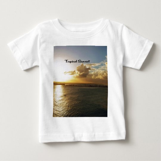 Tropical sunset baby T-Shirt