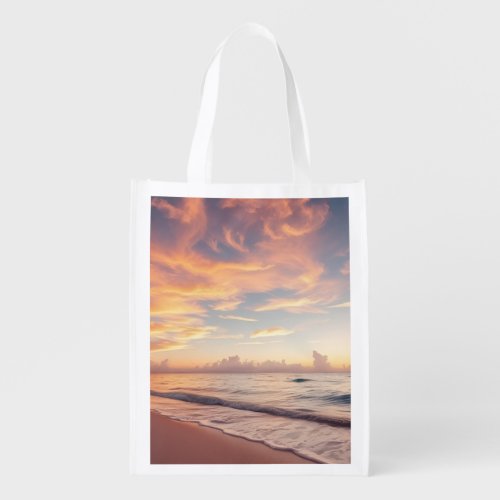 Tropical Sunset Beach Tote Bag