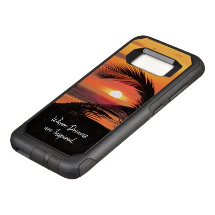 Tropical Sunset Beach View OtterBox Commuter Samsung Galaxy S8 Case