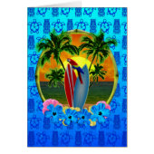 Tropical Sunset Blue Tiki (Front)