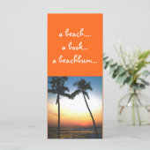 Tropical Sunset bookmark (Standing Front)