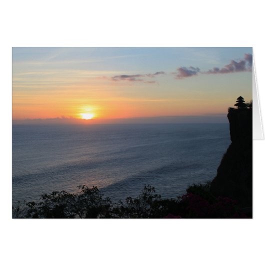 Tropical sunset cards (Front Horizontal)