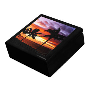 Tropical sunset gift box
