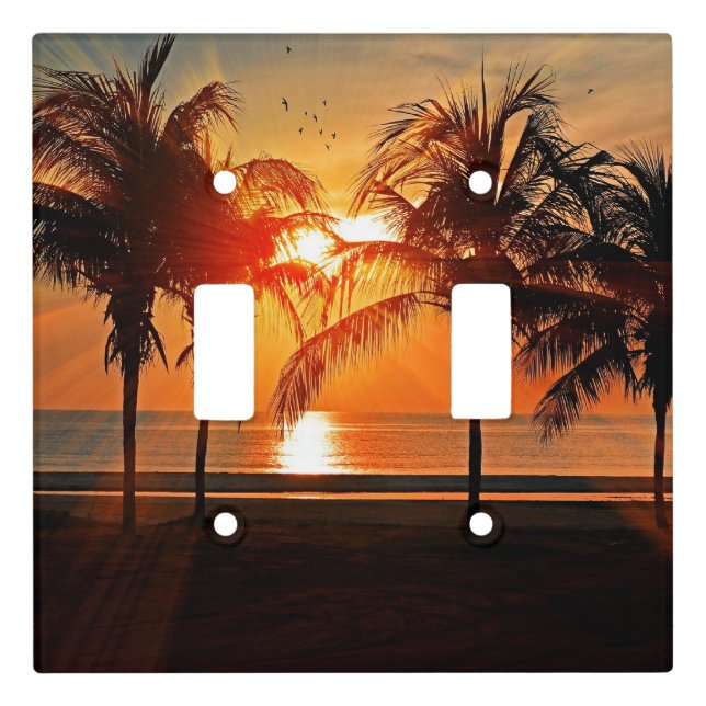 Tropical Sunset Light Switch Cover (Front)