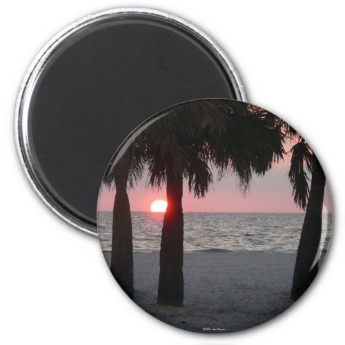 Tropical Sunset Magnet