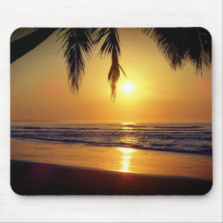 Tropical Sunset Mouse Pad