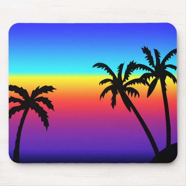 Tropical Sunset Mousepad (Front)