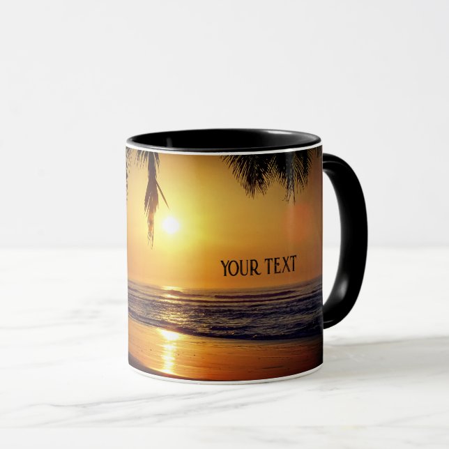 Tropical Sunset Mug (Front Right)