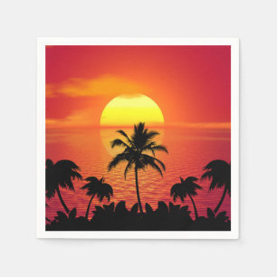 Tropical Sunset Napkins