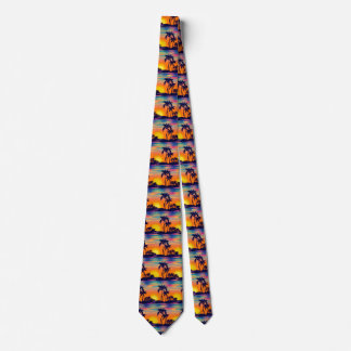 Tropical Sunset Neck Tie