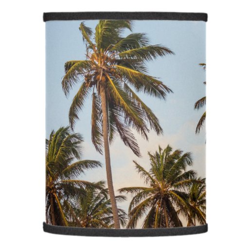 Tropical sunset palm trees in Vintage Style Lamp Shade | Zazzle