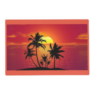 Tropical Sunset Placemat
