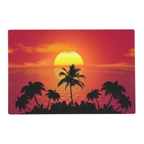 Tropical Sunset Placemat