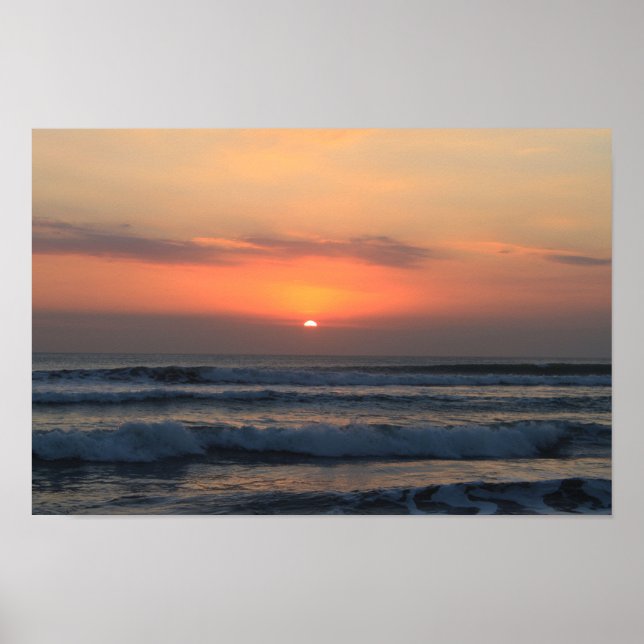Tropical sunset poster (Front)
