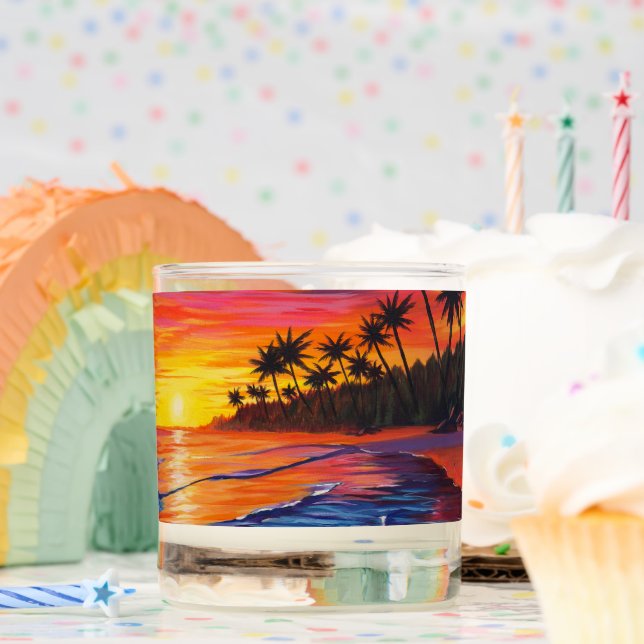 Tropical Sunset Scented Candle (Birthday)