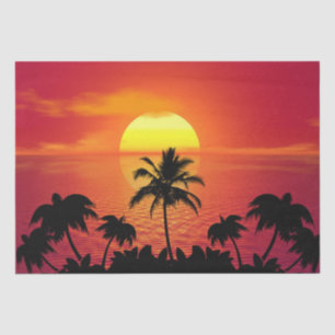 Tropical Sunset Tissue Paper