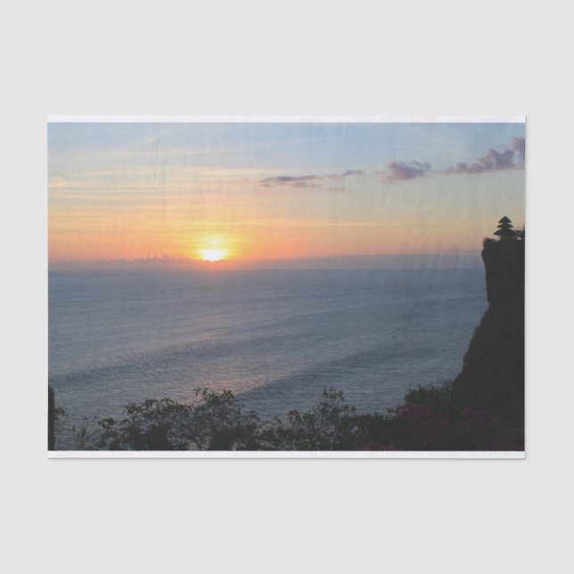Tropical sunset tissue paper (Front)