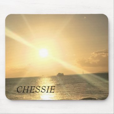 Tropical Sunset with Beautiful Colours Mouse Pad Tropical Sunset with Beautiful Colours Mouse Pad
