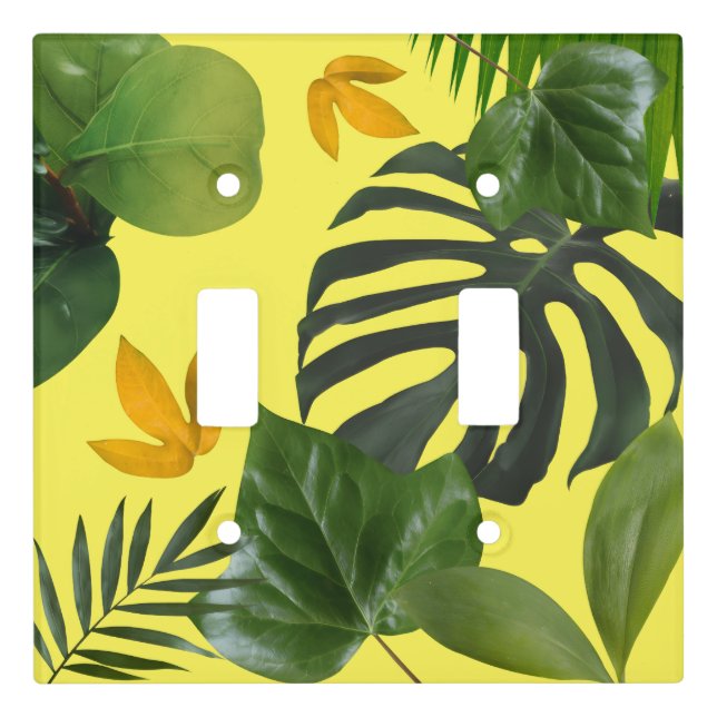Tropical Sunshine Canopy Light Switch Cover (Front)