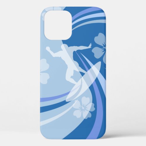 Tropical Surf Blue iPhone 12 Case