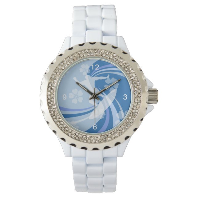 Tropical Surf Blue Watch (Front)