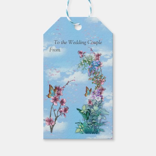 Tropical Surreal Landscape Gift Tags