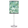 Tropical Swish Cheese Plant Watercolor Pattern Table Lamp