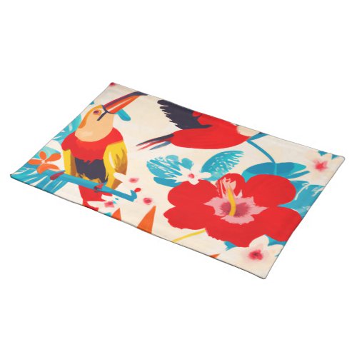 Tropical table cloth placemat