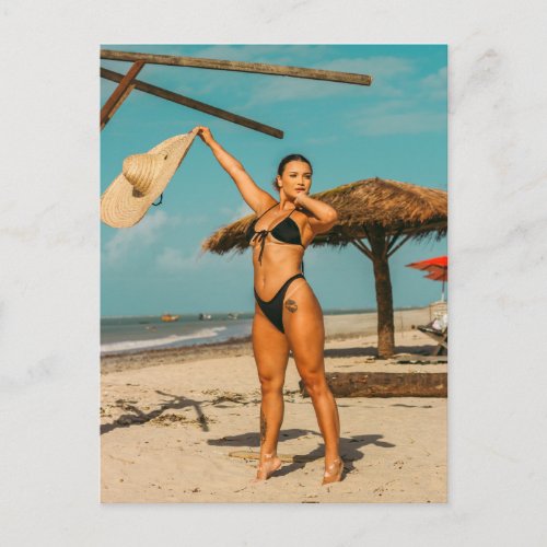Tropical tan lines Bikini Girl  Photo  Postcard