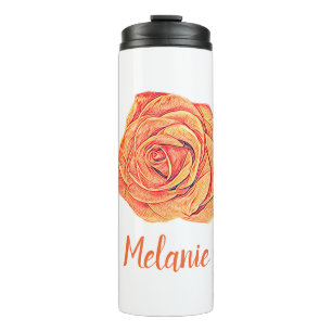 Tropical Tangerine Stainless Thermal Tumbler