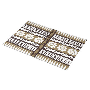 Tropical Tapa Cloth Placemats