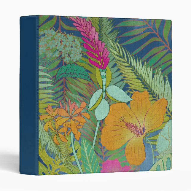 Tropical Tapestry II 3 Ring Binder (Front/Spine)
