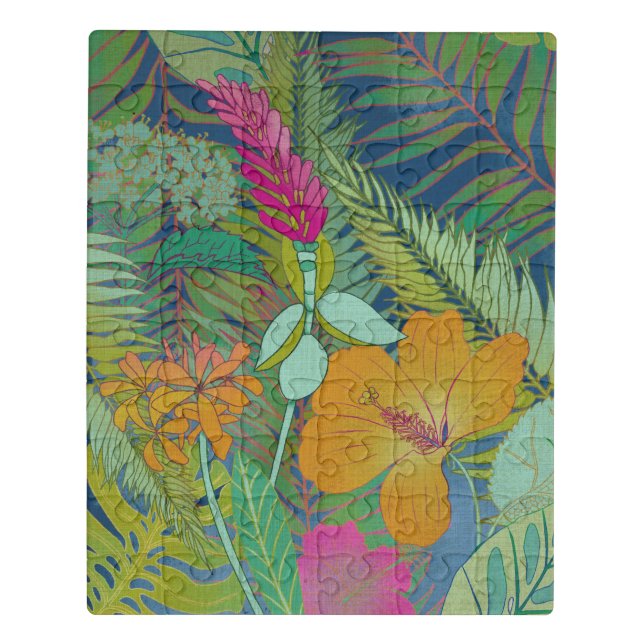 Tropical Tapestry II Jigsaw Puzzle (Puzzle Vertical)