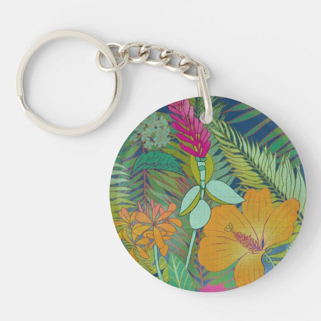 Tropical Tapestry II Keychain (Front)