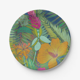 Tropical Tapestry II Paper Plates