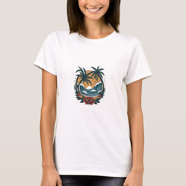 Tropical Tattoo Art Tees (Front)