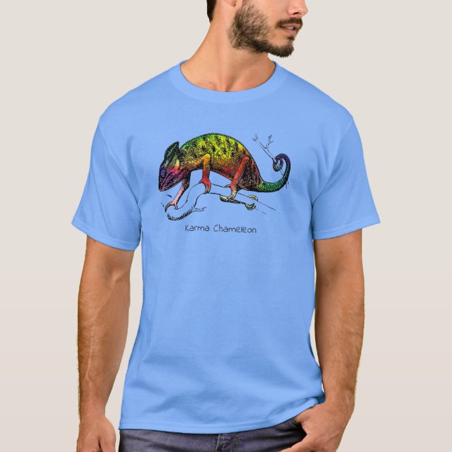 Tropical Tee Collection: Karma Chameleon (Front)