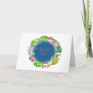 Tropical Thank You card