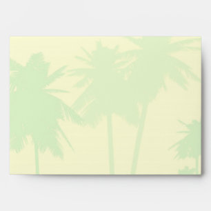 Tropical Theme Wedding Envelope
