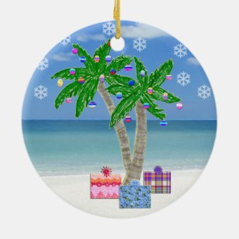 Tropical Themed Christmas Ornaments from Florida | Zazzle