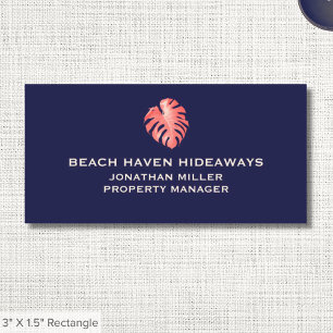 Tropical Themed Hospitality Name Tag