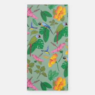 Tropical Themed Magnetic Notepad