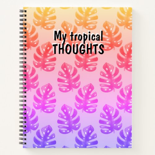 Tropical Thoughts Journaling Notebook