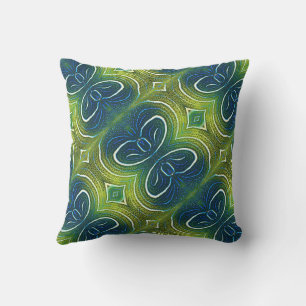 tropical throw pillow